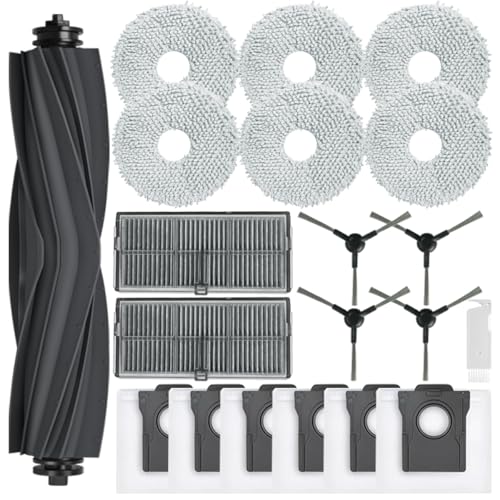 SpeHiate Replacement Accessories for Dreame L10s Pro Ultra Heat/ L10s Ultra Gen 2/ L40 Ultra AE/ X30 Ultra/MOVA E30 Ultra with 1 Main Brush, 6 Bags, 2 Filter, 6 Cloths, 4 Side Brushes
