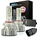 JDM ASTAR F2 9005 Up to 30% More Vision White LED Headlight Bulbs with Adjustable Light Angel Not Blinding On Coming Driver