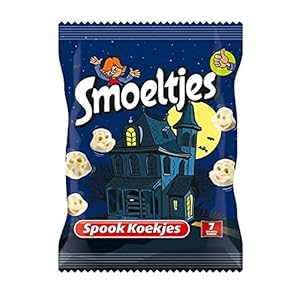 Hellema Smoeltjes Spookjes – Schoolkoekjes Tussendoortje – 175 gram – Echte Nederlandse Kinderkoekjes