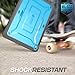 SUPCASE [Unicorn Beetle Pro Series] Case Designed for iPad Pro 9.7 inch, with Built-in Screen Protector [Heavy Duty] Full-Body Rugged Protective Dual Layer Case for iPad Pro 9.7 2016 (Blue/Black)
