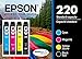 EPSON T220 DURABrite Ultra Ink Standard Capacity Black & Color Cartridge Combo Pack (T220120-BCS-FF) for select Epson Expression and WorkForce Printers
