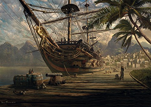 SCHMIDT Ship at Anchor Puzzle (1000-Piece)