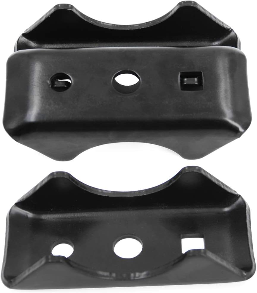 NIXFACE 2Pcs Leaf Spring Axle Seat Perch Mount Automotive