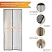 FYLINA Magnetic Screen Door Heavy Duty Mesh Curtain Screen and Full Frame Velcro, Top-to-Bottom Seal No Mosquitos - Fits Door Up To 34