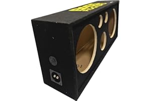 Bass Rockers Outdoor Stereo Midrange Chuchero Speaker Box - Best with Woofer, Horn - Enclosure Box w/Spring Terminal (Carpet Finish) - 12 Inch Sub Box