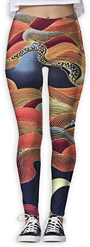 GHBDNK Great Wave Soft Yoga Pants Leggings Women's