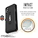 URBAN ARMOR GEAR UAG iPhone Xs/X [5.8-inch Screen] Card Trooper Case [Black] Military Drop Tested Protective Cover