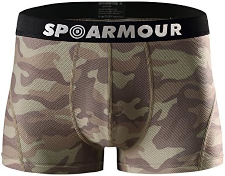 Spoarmour Men's Breathable Quick Dry Mesh Brief , Camouflage1 , Medium