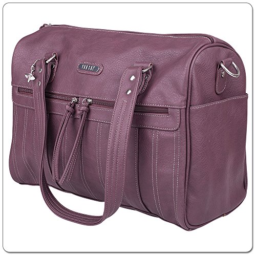 VANCHI Indie Holdall, Baby Diaper Bag & Handbag, Marsala