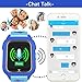 Waterproof GPS Tracker Watch for Boys Girls - IP67 Water Resistant Kids Smartwatches Phone Pedometer Fitness Tracker Watch with GPS/LBS Locator Call SOS Voice Chat Camera for Back to School (Blue)