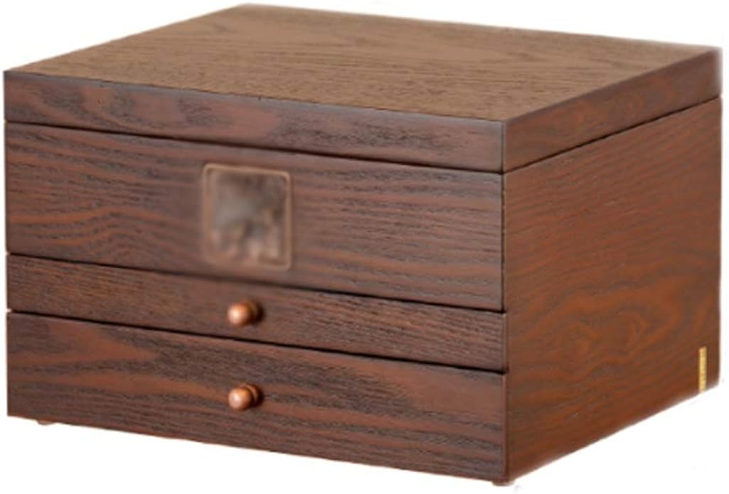 Joyeros Caja de joyería Pendientes Collar Caja de Almacenamiento Grande