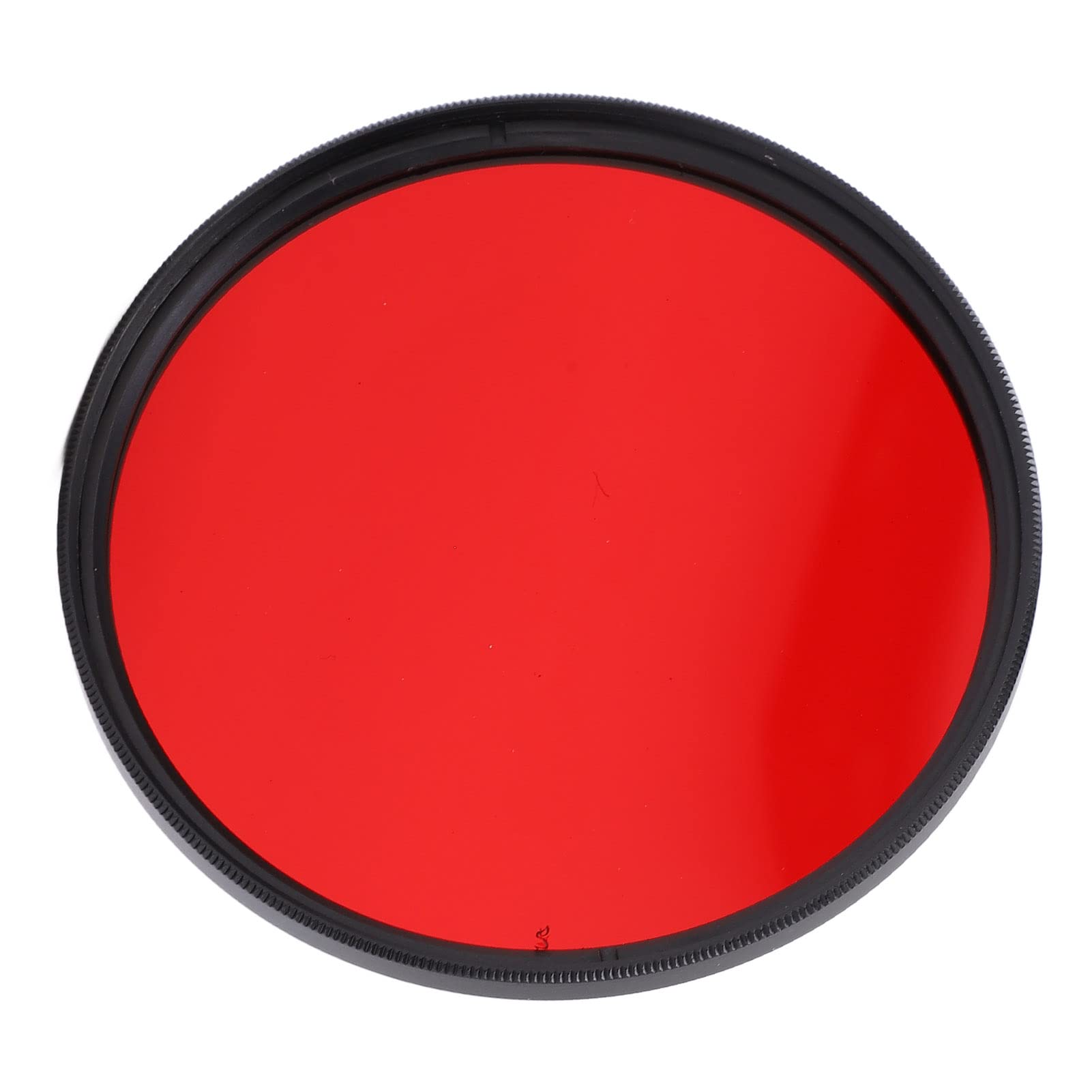 Red Camera Lens Filters, DSLR Camera Red Full Color Optical Glass Lens Protective Filter, for Nikon for Fujifilm for Sony (72MM)
