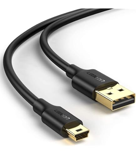 Usb A To Mini Usb USB 2.0 A Mâle à Mini B 5pin Mâle 28 / 24AWG Câble W / Noyau De Ferrite Usb B To Usb A - Foto 4