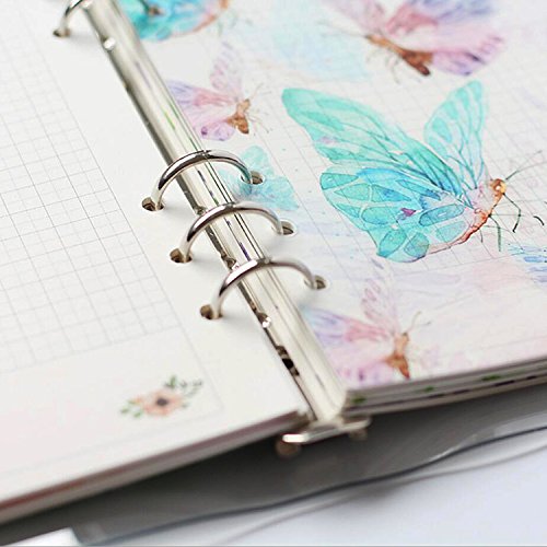 Rancco A7 Binder Index Dividers/PVC Insertable Index Page, 2 Sets 12 Pcs Translucent Binder Tab Cards for Filofax Notebook/Travel Diary Journal/Planner - Thumbnail 6