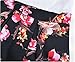 Meily(TM) Womens Long Sleeve V Neck Floral Cocktail Short Slim Dress Small White