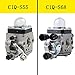 Hipa BG55 Carburetor for STHIL BG85 BG 55 BG65 SH85 SH55 SH85C BG55Z SH55C BG45 BG46 SH55Z SH85DZ SH85Z BG46DZ BG46Z BG65DZ BG65Z BG85DZ BG85Z Leaf Blower 4229 120 0606 C1Q-S68