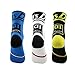 Yijiujiuer Men's Cycling Socks Sports Running Socks for Size 6-11