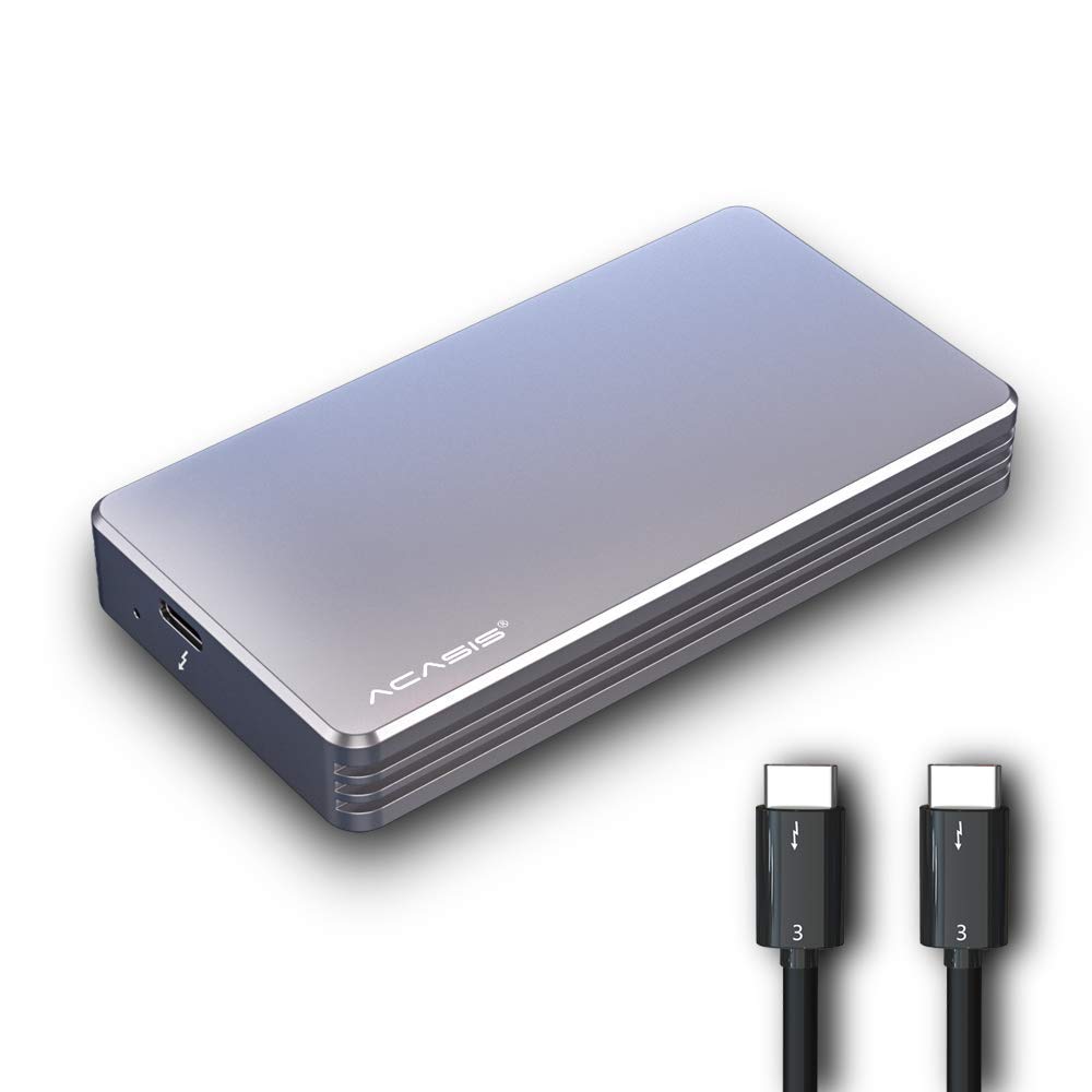 ACASIS Thunderbolt 3 NVME M.2 SSD Enclosure USB C with 40Gbps for Notebook Desktop Mobile External E