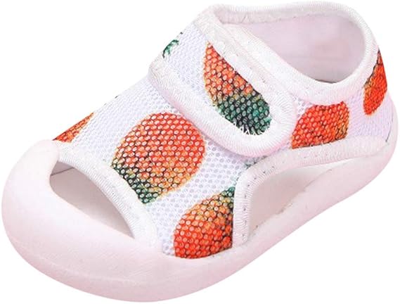 Amazon Co Jp ベビー シューズ サンダル 女の子 ファーストシューズ 新生児 可愛い 赤ちゃん 靴 柔らかい キッズ サンダル 滑り止め ルームシューズ 幼児用 軽量 プリンセス 子ども 靴 ガールズ つま先保護 通気 春 夏 出産祝い 通園履き 服 ファッション小物