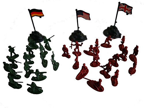 Army Men Play Bucket-soldiers of WWII-Easter Egg Fillers-Over 300 Piece Set - Thumbnail 2