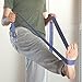 Yoga Strap: 100% Cotton, Chromed Rings, 1.5