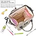 Pink Unicorn Diaper Bag Backpack Multi-Function Waterproof Travel Maternity Nappy Bookbag Large Diaper Bag Backpack for Dad Mom,Durable and Stylish,Baby Diaper Bag for Boys Girls (Pink)