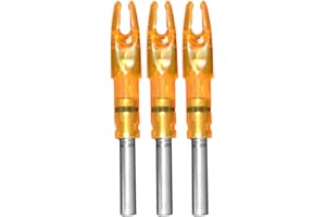 THE BURT COYOTE COMPANY Lumenok Signature Nock (3-Pack), Orange