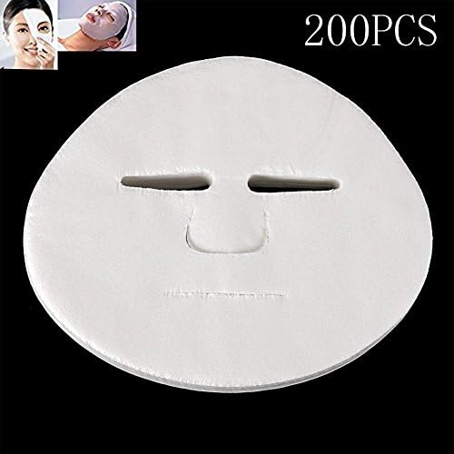 Apros Lady Nonwoven DIY Facial Mask Face Masks Paper Cotton SPA Salon Tool 100/200/300 PCS for Chosing (200pcs)