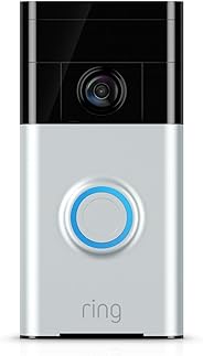 Ring Video Doorbell with HD Video, Motion Activated Alerts, Easy Installation - Satin Nickel