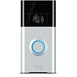 Ring Wi-Fi Enabled Video Doorbell in Satin Nickel, Works with Alexa