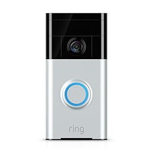 Certified Refurbished Ring Video Doorbell Satin Nickel