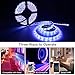 LUNSY Smart LED Strip Lights 32.8 ft/10m, Music Sync, Bluetooth APP Controlled, Remote Control, RGB, 300LED SMD5050, IP65 Waterproof Outdoor, 12V, Alexa Controlled