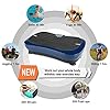 Triclicks-Vibration-Exercise-MachineUltra-Slim-Vibration-Plate-Power-TrainerMotor-Vibration-Plate-180-Levels-Bluetooth-Speaker-Remote-Control-2-Loop-Bands-USB-Music-Player Triclicks Vibration Plate Exercise Machine Vibration Platform Machine for Home Fitness Training, Full Body Workout…
