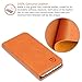 Galaxy S6 Edge Case - SHIELDON Premium Wallet Leather Fashion Book Design Flip Folio Cover Case for Samsung Galaxy S6 Edge with Card Holders - Brown
