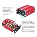Deflam Power Inverter 400W DC 12V to 110V AC Car Inverter Outlets with 4.8A Dual USB Ports Charger Travel Kit Portable Converter for Laptop