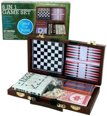 Kole Imports Travel Game Set, 6 in 1