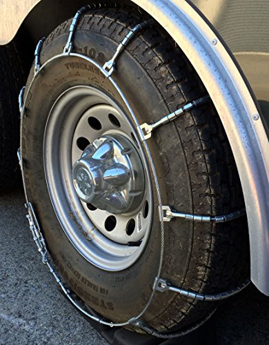 image for TireChain.com 235/60R18, 235/60 18 Truck SUV Cable Tire Chains Set of 