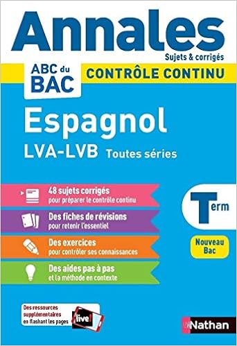 Amazon Fr Annales Bac 2021 Espagnol Terminale Salaun Michael Salaun Michael Livres