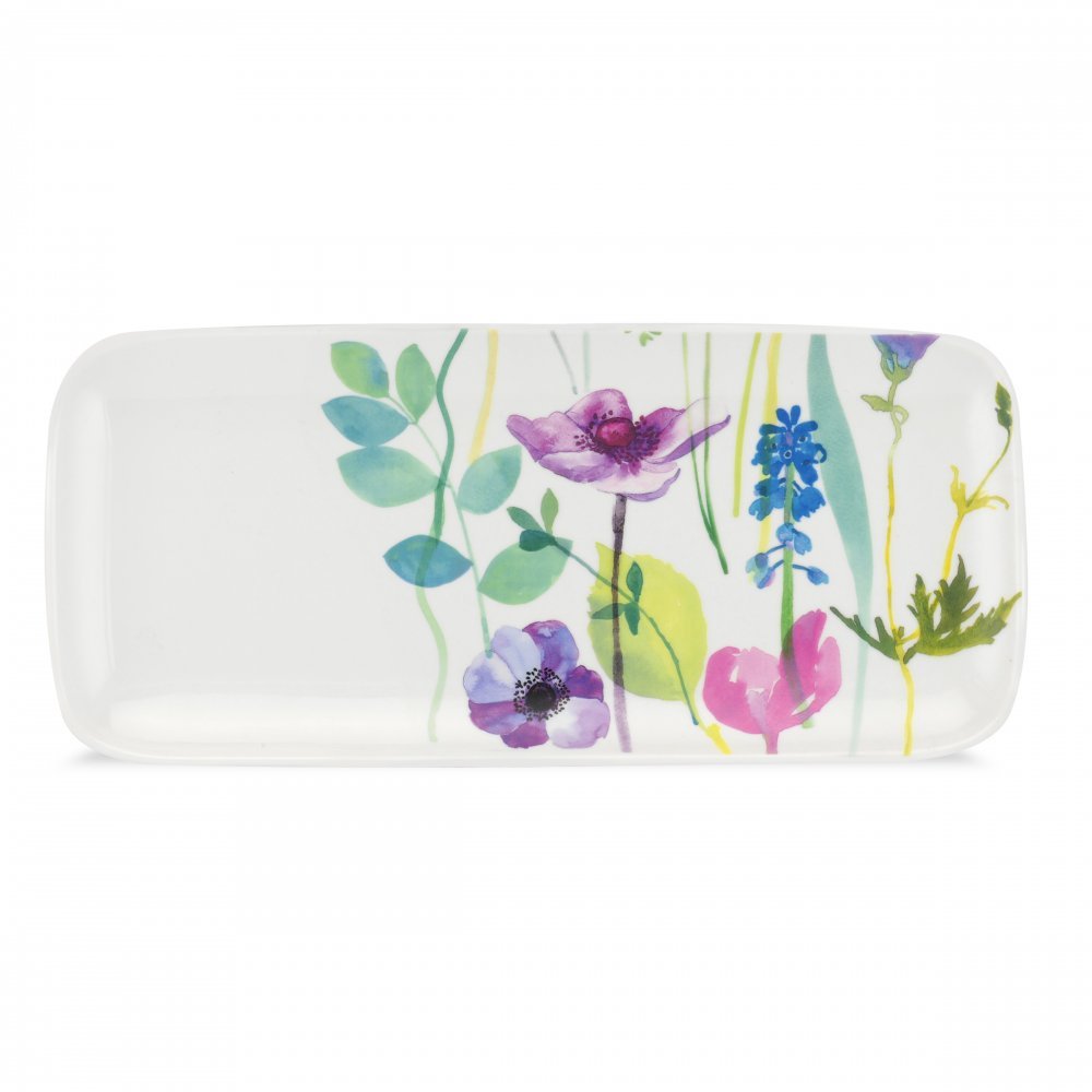Portmeirion Water Garden Sandwich Tray, Multi-Colour