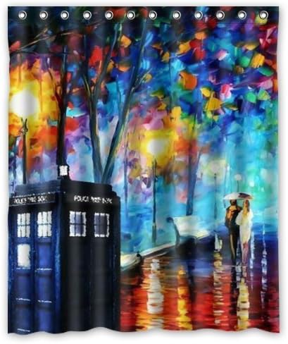 abigai Print Doctor Who Beautiful Custom Printed Waterproof fabric Polyester Bath Curtain Bathroom Decor Shower Curtain 48"(w) x 72"(h)