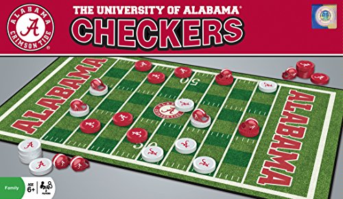 NCAA Alabama Crimson Tide Checkers, Gray, Small