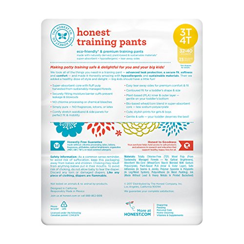 The Honest Company Disposable Training Pants, Super Heroes, 3T/4T, 23