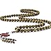 OVALBUY 10mm Green Sandalwood Beads Tibetan Buddhist Prayer Meditation Mala Necklace