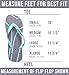 Shower Shoez Women's Non-Slip Dorm Gym Pool Water Sandal Flip Flops (7-8, Purple/Grey)