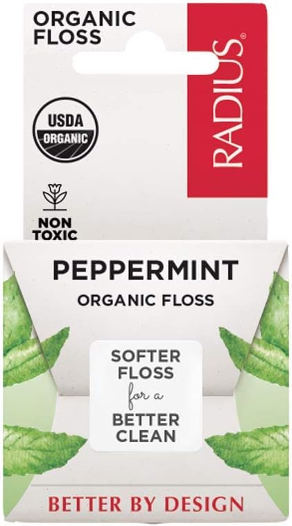 RADIUS Floss Vegan Xylitol Mint, 181 g - Pack of 3, No Color