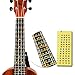 Ukulele Fretboard Note Decals Fingerboard Frets Map Sticker for Beginner Learner Practice (Ukulele-Multicolor)