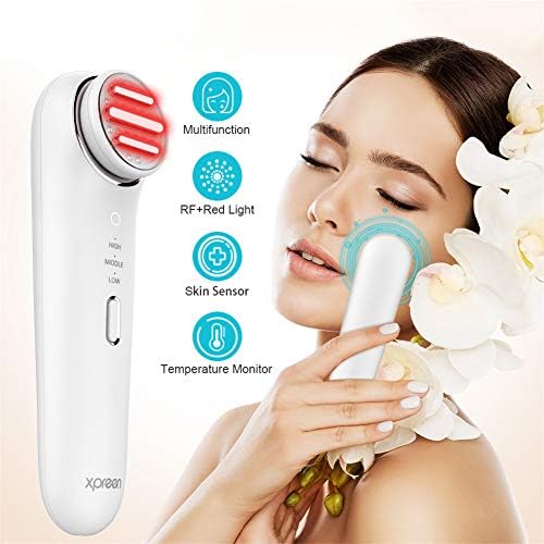 RF Anti Aging Facial Machine Red Light Radiofrequency Beauty Device Face Lifting Maquinas for Skin Rejuvenation Wrinkle Removal