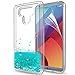 LG G6 Case,LG G6 + Glitter Case with HD Screen Protector for Girls Women,LeYi Bling Shiny Moving Quicksand Liquid Clear TPU Protective Phone Cover Case for LG G6 / LG G6 Plus ZX Turquoise