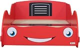 happybeds Racing Car Toddler Bed, Red Race Car 70x140 cm Junior Bed view 4