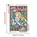 5D Diamond Painting Full Drill, Alice Princess Girl DIY Diamond Painting by Number Kits, 16